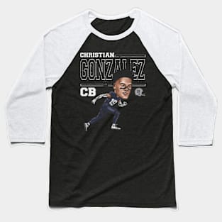 Christian Gonzalez New England Cartoon Baseball T-Shirt